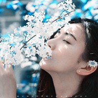 qq头像欧美范女生森系的图片